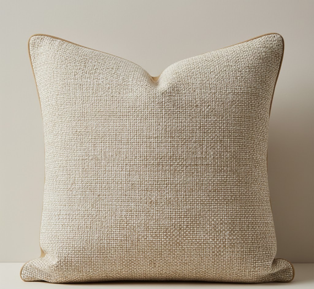 Luxe kussen in linnen stof